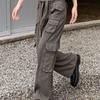 Trendy Unisex Multi-Pocket Street Overalls: Retro Loose-Fit Hip-Hop Pants