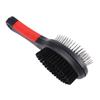 Fashion Double Side Pet Cat Dog Puppy Comb Hair Shedding Removal Cleaning Brush(L)