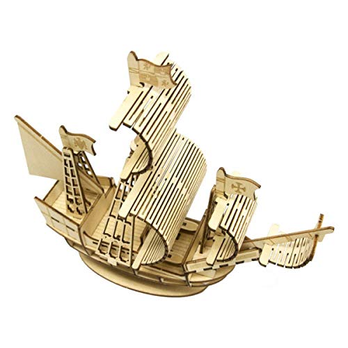 Wooden Art ki-gu-mi sailing ship