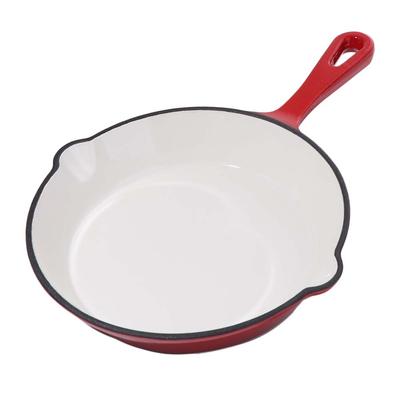 Universal Frying Pan Flat Bottomed Omelette Pan Enameled Cast Iron Dutch Oven  Kitchen Cookware