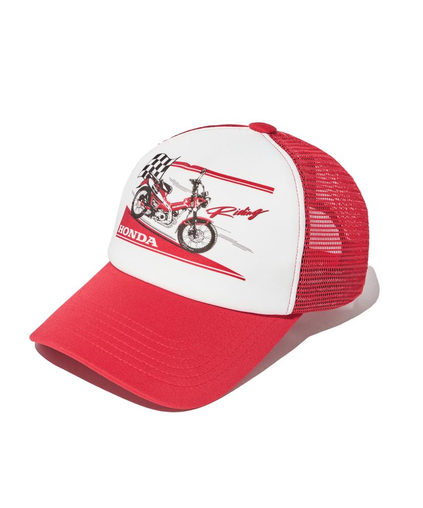 PHYPS MOTORCYCLE Honda Anime Ct 125 Mesh Cap_Red