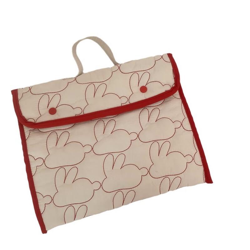 Ins Style Embroidered Rabbit Tablet/Laptop Bag