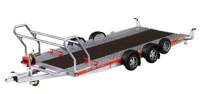 Aoshima Bunka Kyozai The Tuned Parts Brian James Trailers A4 Transporter Plastic Model 1/24 No.SP