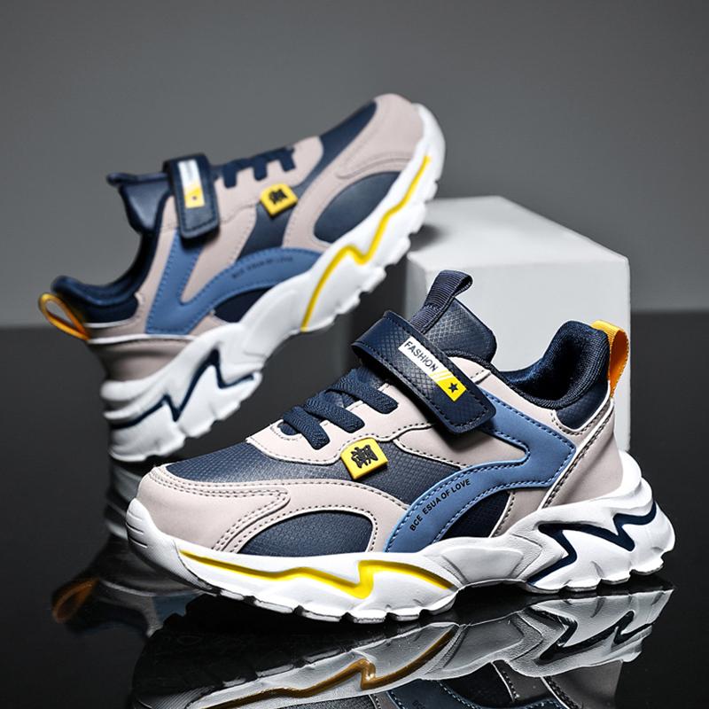 Lehké dětské outdoorové volnočasové běžecké boty Neklouzavé dětské tenisky pro kluky školní sportovní vycházková obuv velikost 28-39