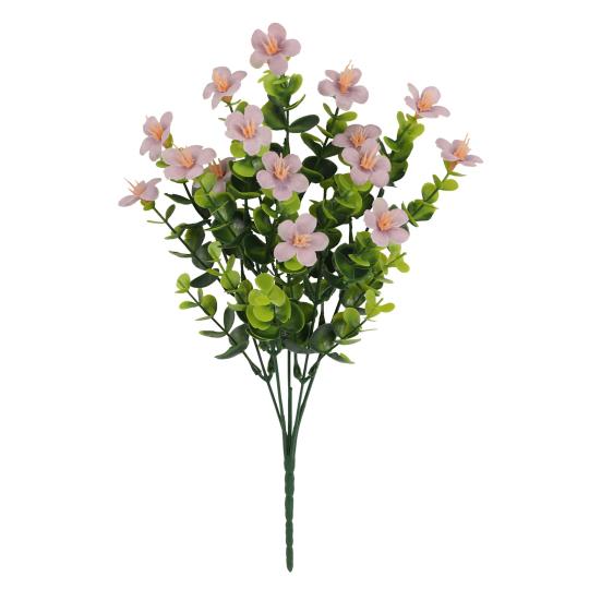 Artificial Flowers Bunch UV Resistant Artificial Plants Outdoor Faux Flowers