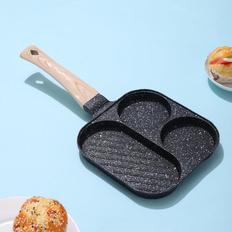 Multi-functional 3-Hole Breakfast Pan