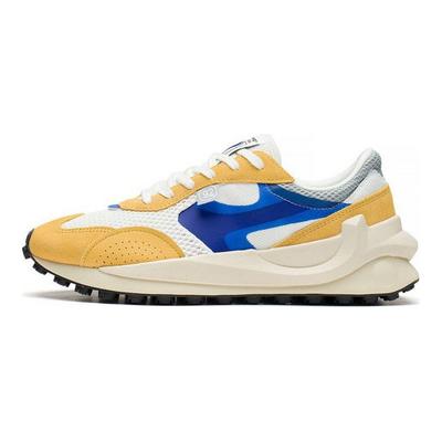 Scarpe Sportive Casual Basse Li Ning Fang Yuan Uomo Sneakers Giallo Bianco Blu AGCS107-4