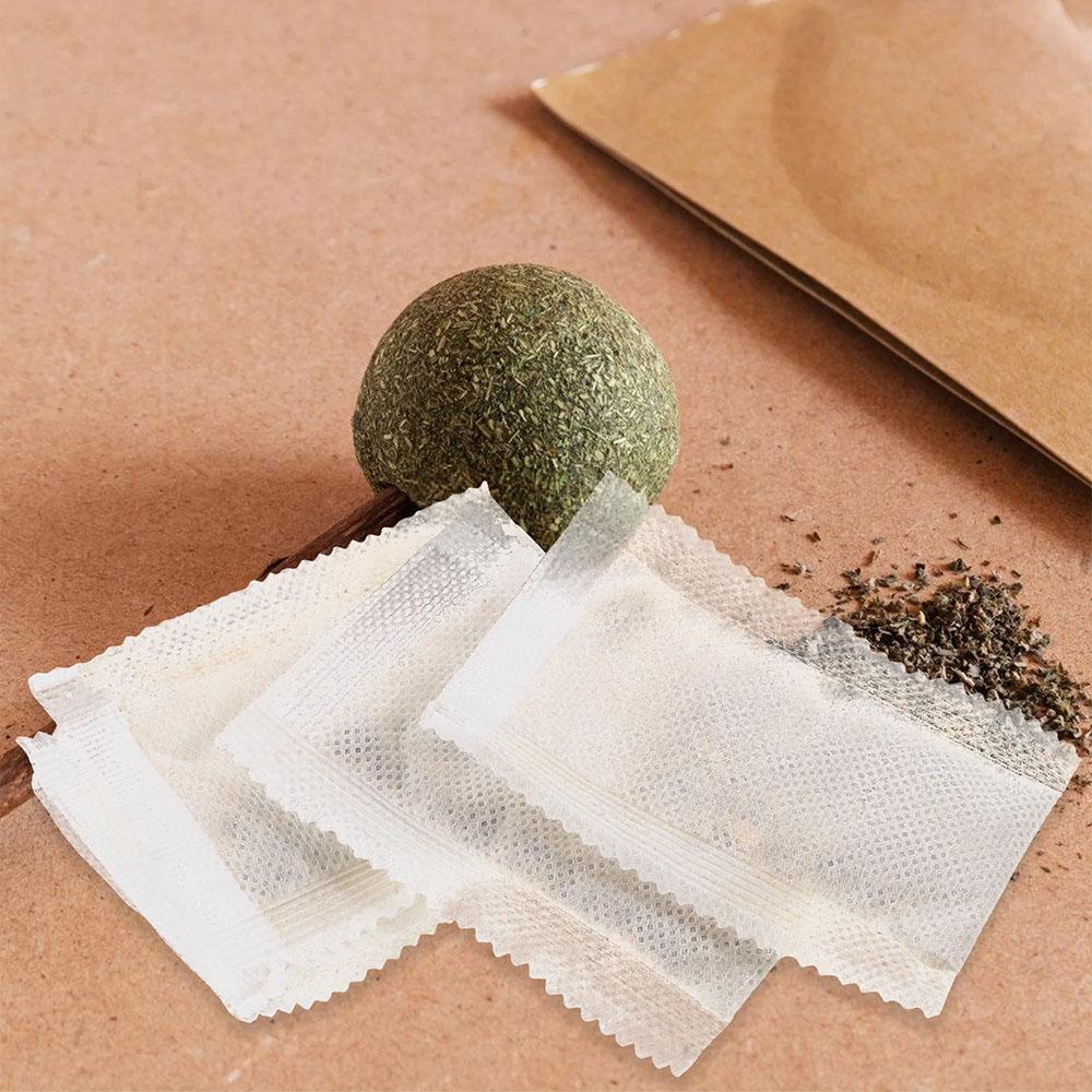 Catnip Tea Bag Soaking Water Replacement Pouch Cat Grass Teabag Toy Pet Multipurpose Cat Treats Vitamins Indoor Catnip