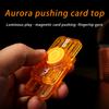 Edc Fidget Magnetic Slider And Fidegt Spinner Stress-Relieving Toy Luminous Anxiety Adult Translucent Toys Kids Gift