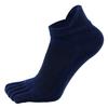 5 Paar Socken mit Zehen Herren Baumwolle Uni Atmungsaktiv Knöchel schützen Unsichtbare Socken Sommer Fünf-Finger-Socken Socken Gute Qualität