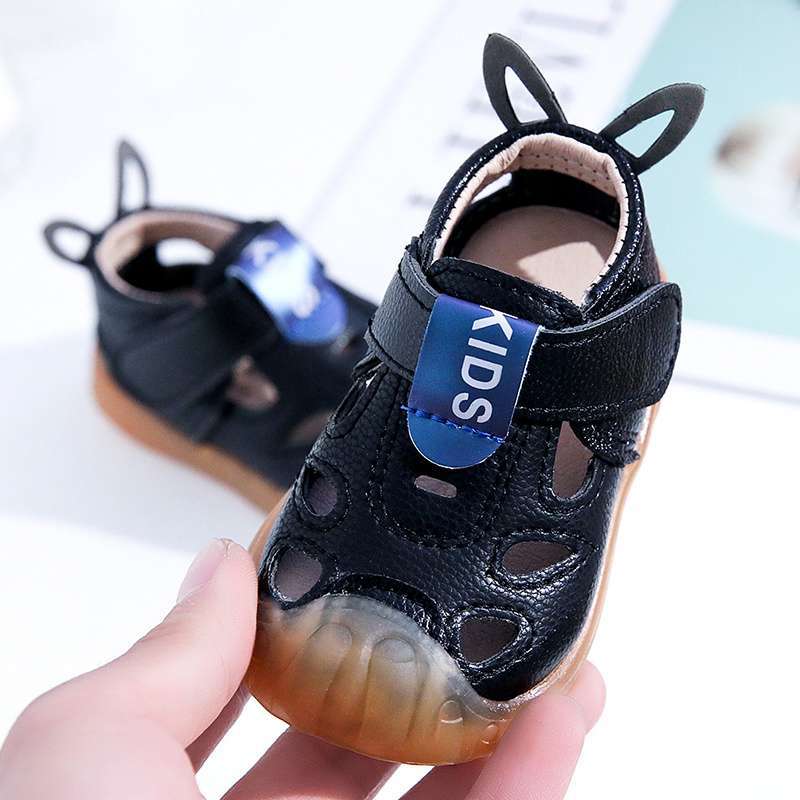 Infants and Toddlers Hole Shoes Spring and Summer 0-1-2 Years Old 3 Boys Baby Toddler Shoes Girls Sandals Hollow Breathable Shoes