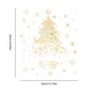 Christmas Decals 2 Sheets Party Decals 13.7 X 19.6 Inch Static Christmas Tree Seasonal Window Clings For Home Party Glass Door