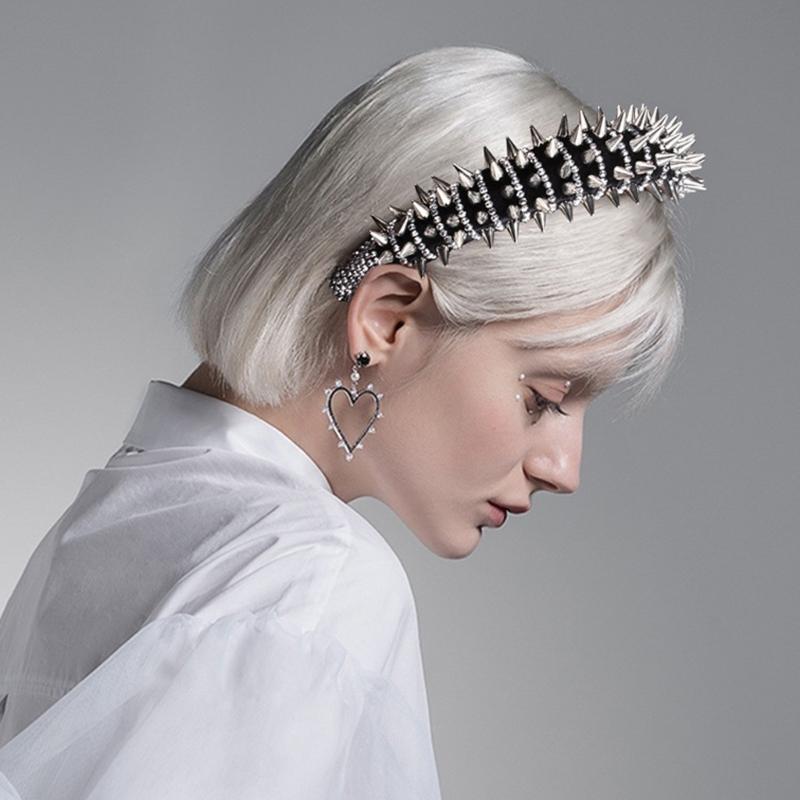 Fascia per capelli impreziosita da strass audaci Leggera Comoda Perfetta per Festival ed Eventi Formali