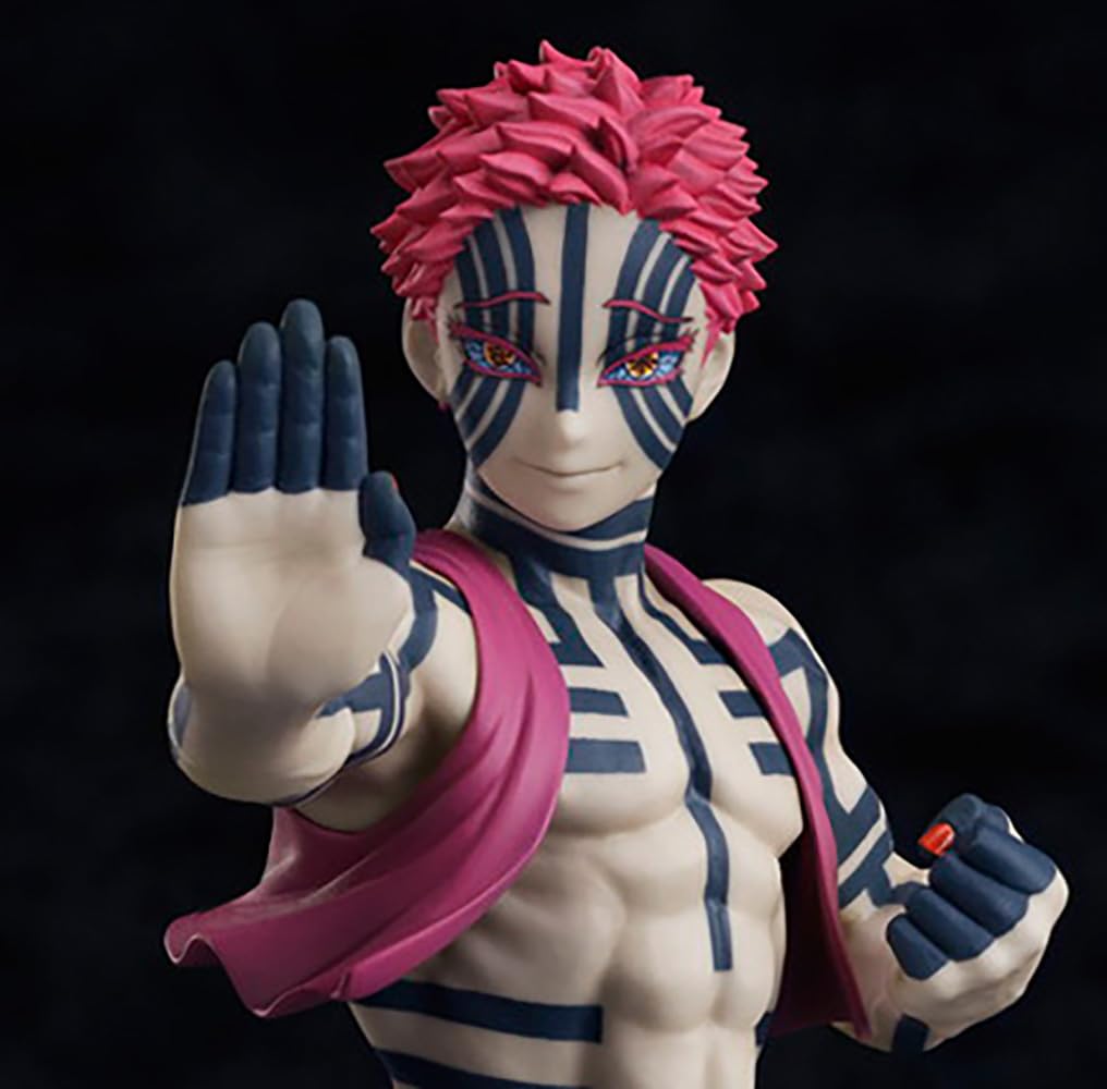 Aniplex Demon Kimetsu no Yaiba Akaza Destruction Compass Needle Scale Figure Slayer 1/8