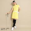 Callaway Short Sleeve Mock Neck Dress Golf C24129200 Women's (Brand Logo, Moisture-Wicking, Quick-Drying) / / 1060_Yellow
