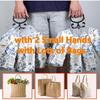 Grocery Bag Carrier with Plastic Storage Box, 2 Pack Grocery Bag Holder for Plastic Bags, Holds 100lbs, Heavy Duty Carry Handle, Comfortable Grip to