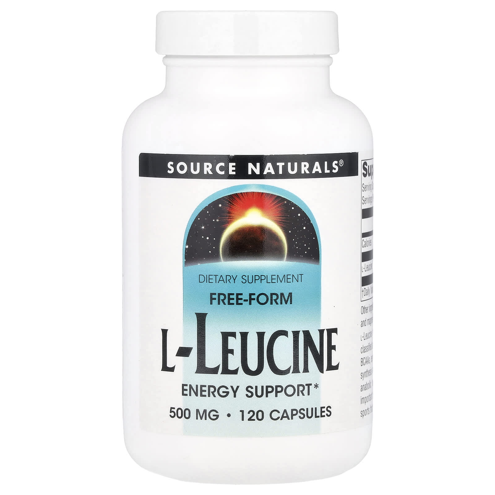 

Glassy L-Leucine, 1,500 mg, 120 capsules (500 mg per capsule)