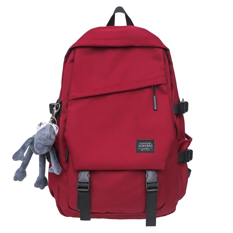 Schulrucksack für Studenten mit großer Kapazität, Herren-Computer-Reiserucksack, Damen-Rucksack in Unifarben