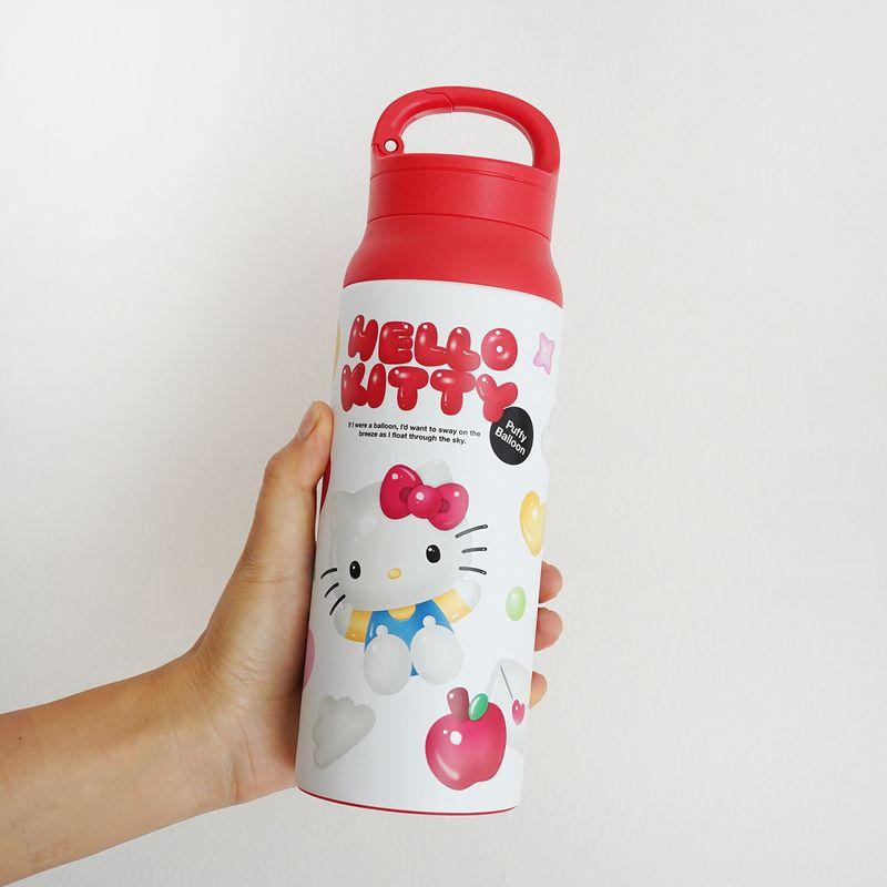 Japanese Skater Brand New Stainless Steel Thermos Cup with Handle and Tea Strainer, Sanrio Collaboration Cartoon Large Capacity Water Bottle