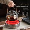 YIHUTEA Manxing Glass Tea Set with Electric Ceramic Stove