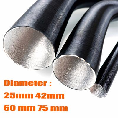 25mm 42mm 60mm 75mm Diameter 100-500cm Lengte Lucht Diesel Standkachel Kanaalbuis Slang Voor Webasto Eberspacher Auto Camper