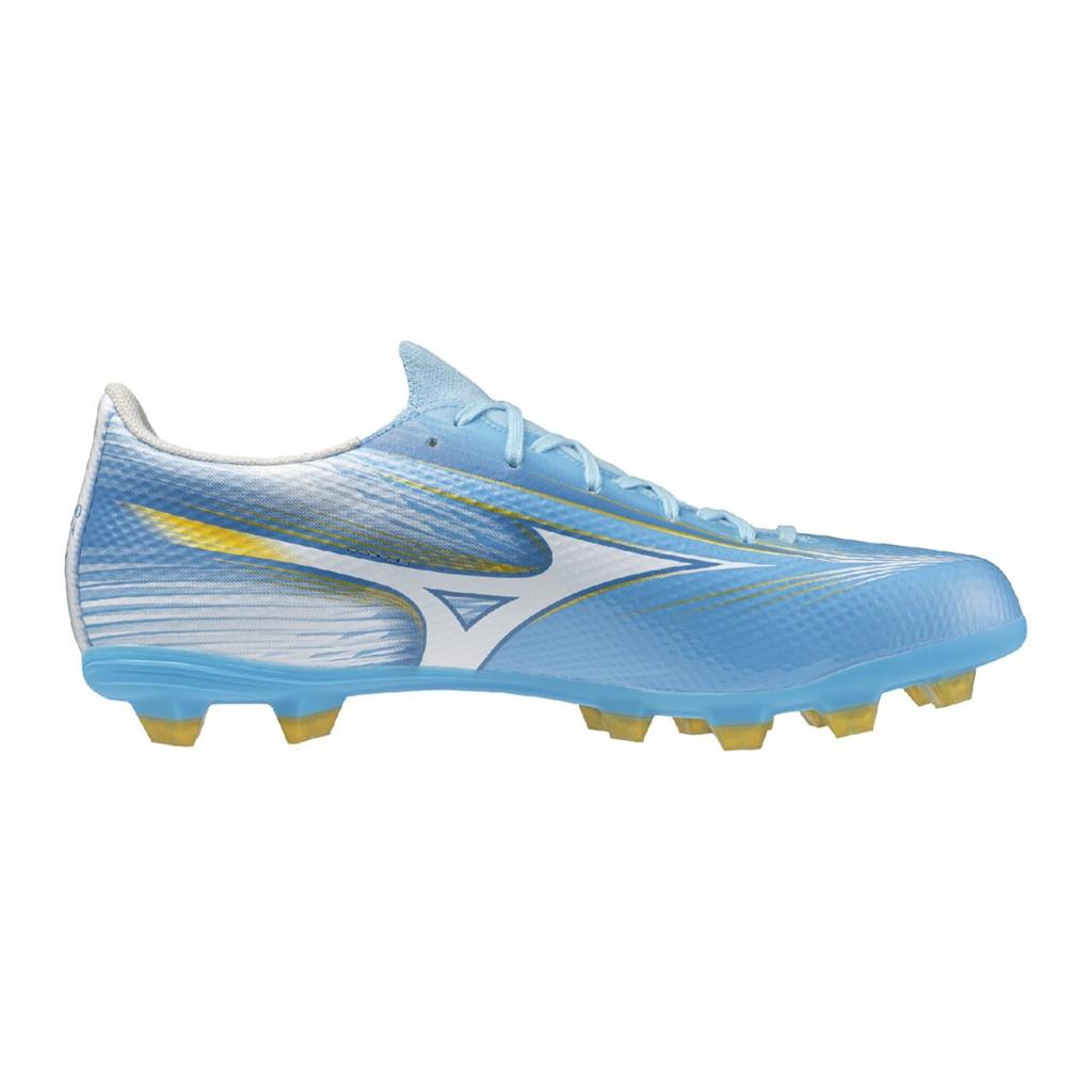 Mizuno Alpha 3 SELECT Soccer Unity Sky Blue x 2E Cleats, White, 25.5 cm,