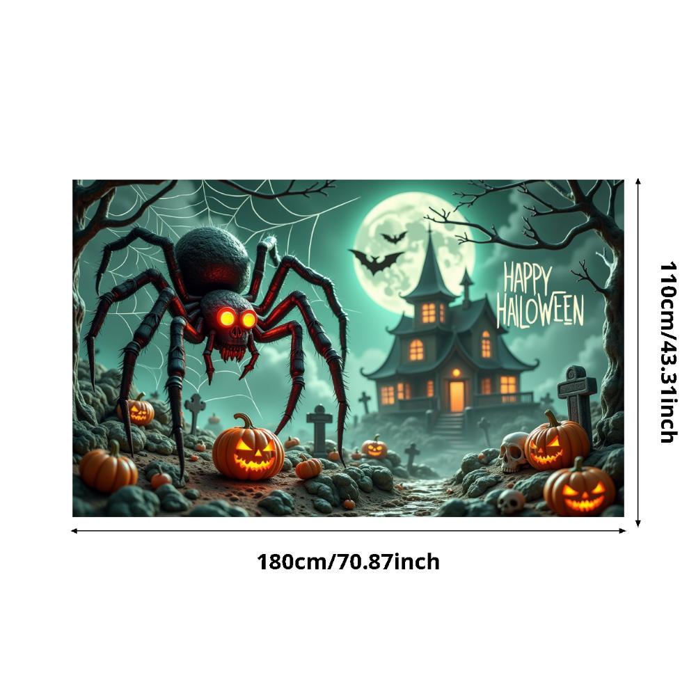 Holiday Banner Lanterns Party Prop Halloween Decor Dark Theme Scary Prop For Night Event Haunted House Holiday Event