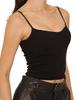 AMATERAS Minimalist Black Non-Wired Push-Up Camisole, Women's,