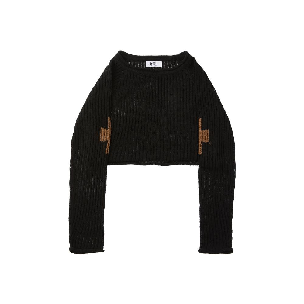 CONST Ac Cut-Off Knits, Black