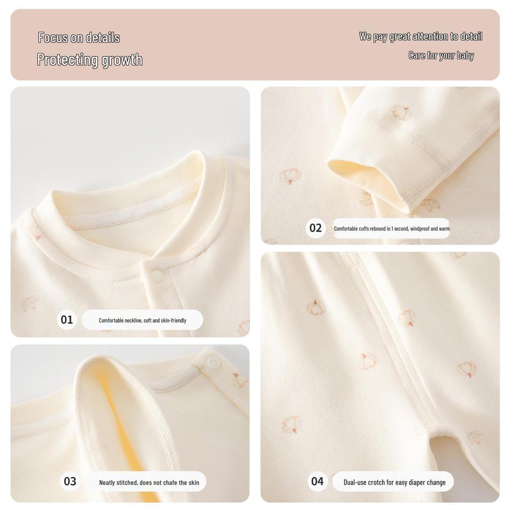 Infant Toddler Cotton Base Layer Set - Tagless Autumn Spring Wear