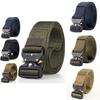 Canvas Military Belt For Men With Quick Release Plastic Buckle Perfect For Hiking And Casual