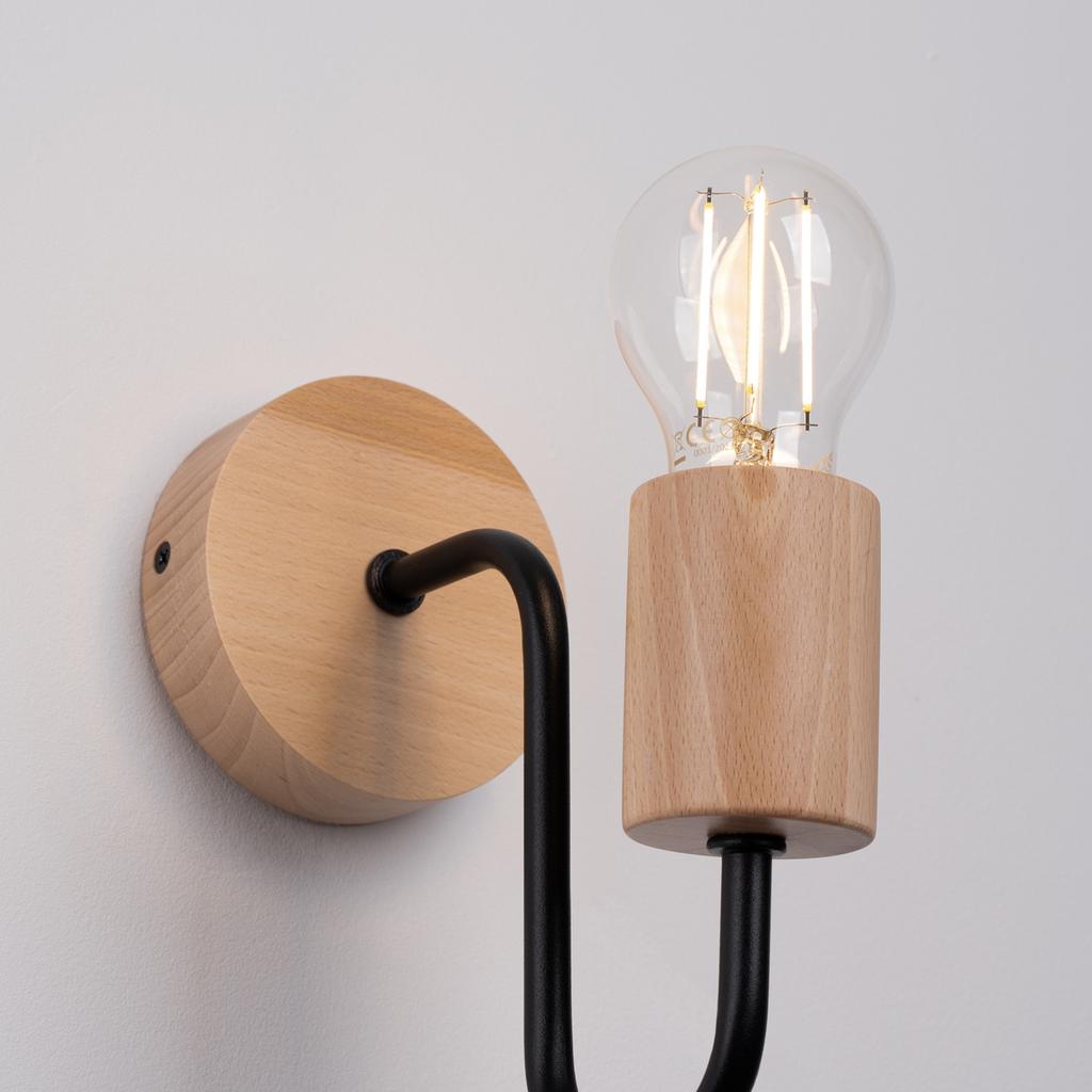 Timbo Black Wall Lamp
