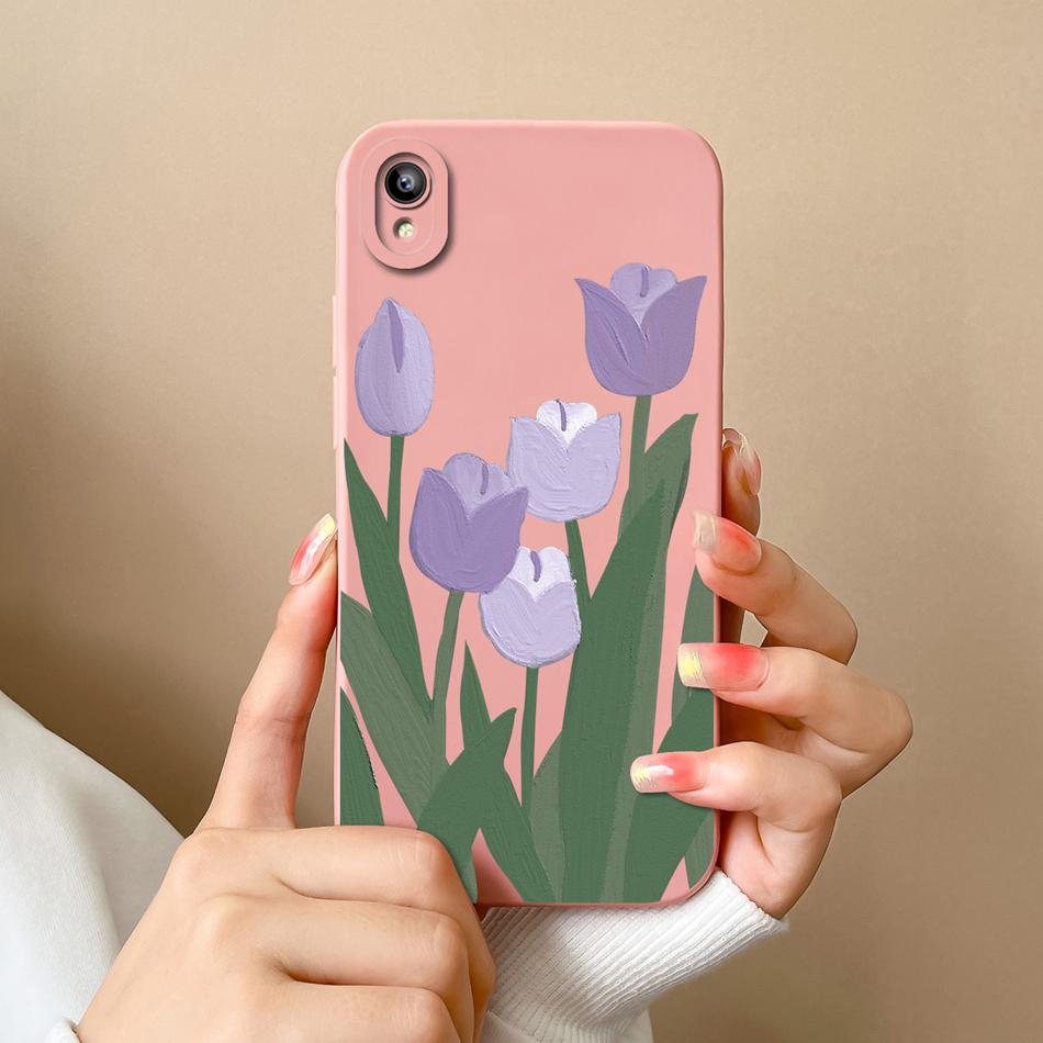 For Vivo Y93 Y93S Y91C Y91i Y90 Y1S Case Fashion Design Camera Protection Shockproof Back Cover Soft Liquid Silicone Phone Cases