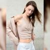 Heavy pure hemp suspender V-neck short inner and outer wear spring and summer American tube top, sexy hemp vest