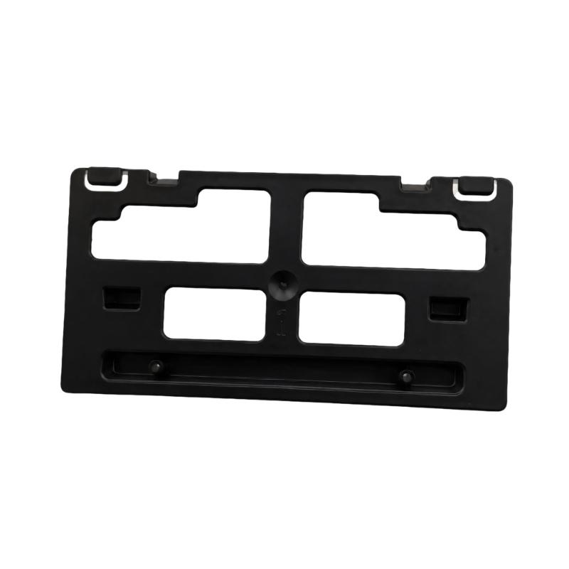 KB3Z17A385A Front License Plate Bracket, Black Plastic Plate Mount for Direct Replacement Service and Vehicle Front Plate Installation
