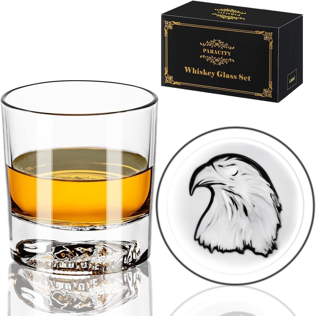 Bar Party Wine Glasses Cup KTV Eagle Pattern Transparent Soju Glass Cups Vodka Whiskey Liquor Glass Bar Supplies