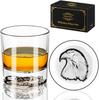 Bar Party Wine Glasses Cup KTV Eagle Pattern Transparent Soju Glass Cups Vodka Whiskey Liquor Glass Bar Supplies