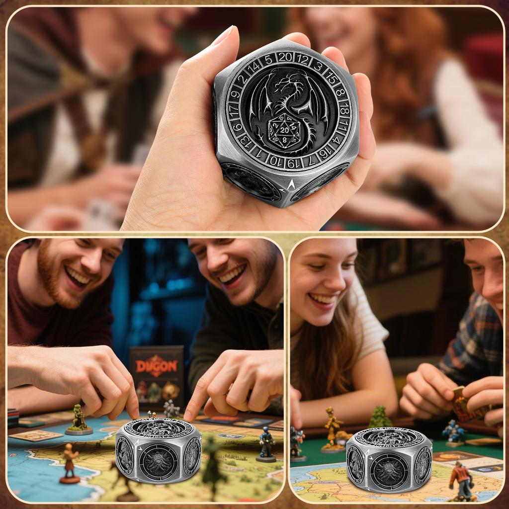 Achtseitige Muster Würfel Rollenspiel Party Geschenk Würfel D4/D6/D8/D10/D12/D20