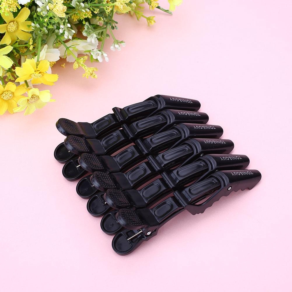 6Pcs/pack Plastic Hair Clips For Women Salon Matte Sectioning Clamp Hairdressing Grip Hairclip Set Hair Styling Tool