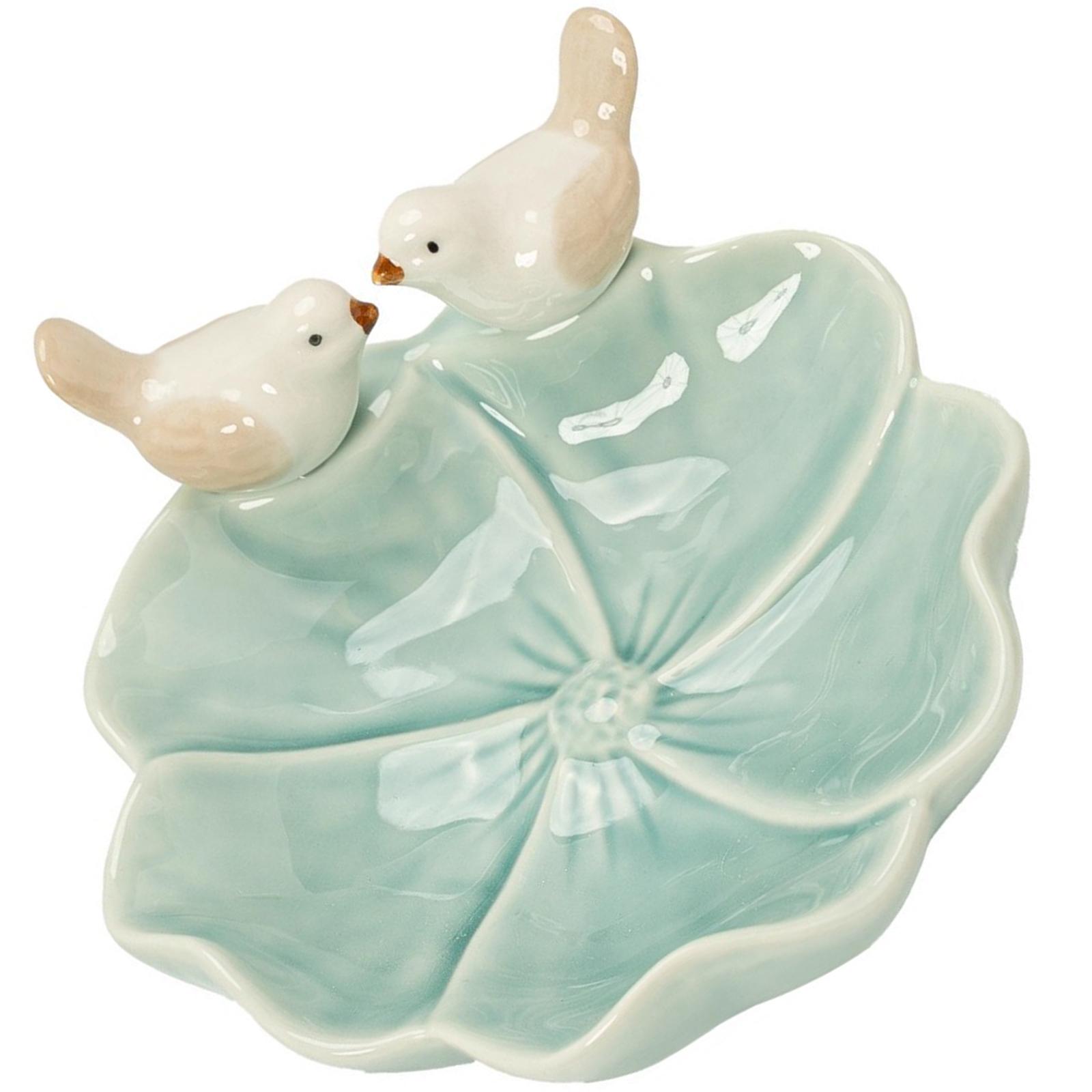 

Earthenware Jewelry Owner Pad Encouraged Plan Decorative Storage Dish For Necklaces Earrings синий