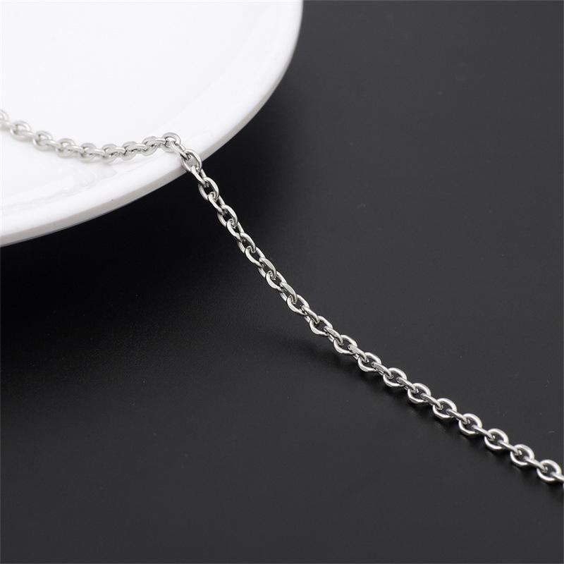 Lanț Fin din Oțel Inoxidabil 304 și Oțel Titan pentru Bijuterii, Breloc, Panou Publicitar sau Geantă