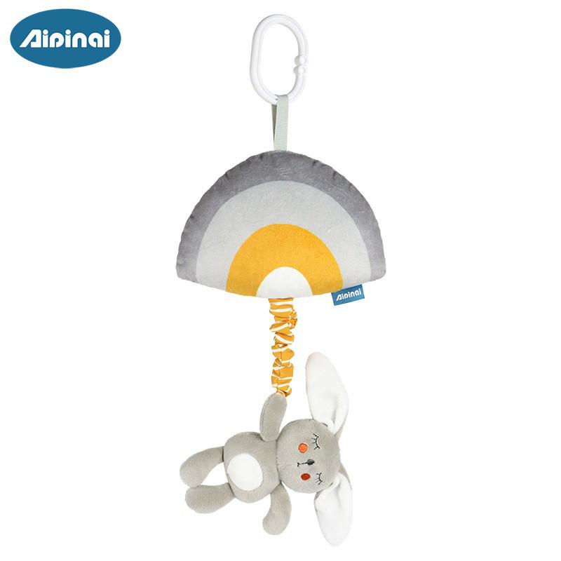 Cartoon Animal Pull Bell Baby Music Box & Car Hanging Toy