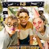 1Pcs Inflatable Birthday Photo Frame PVC Party Photo Prop Lightweight Eco Friendly Festive Costume Accessory for Birthday