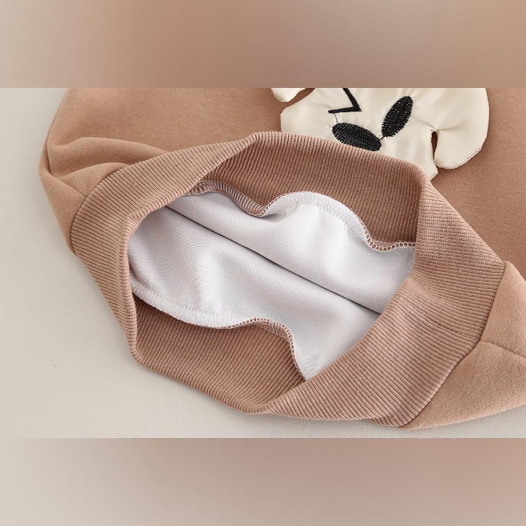 Kids Casual Long-Sleeve Set, Comfortable Daily Wear Outfits