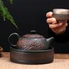 Purple Pottery Teapot Tea Cup Tea Ceremony Accessories Kung Fu Tea Set Pure Handmade Teapot Teapot for Tea Puer Tea Kettle