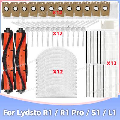 Passend für XiaoMi Lydsto R1 / R1A / R1D / R1 Pro / S1 / L1 Ersatzteile Zubehör Rollbürste Seitenbürste Filter Wischmopp-Pads Staubbeutel