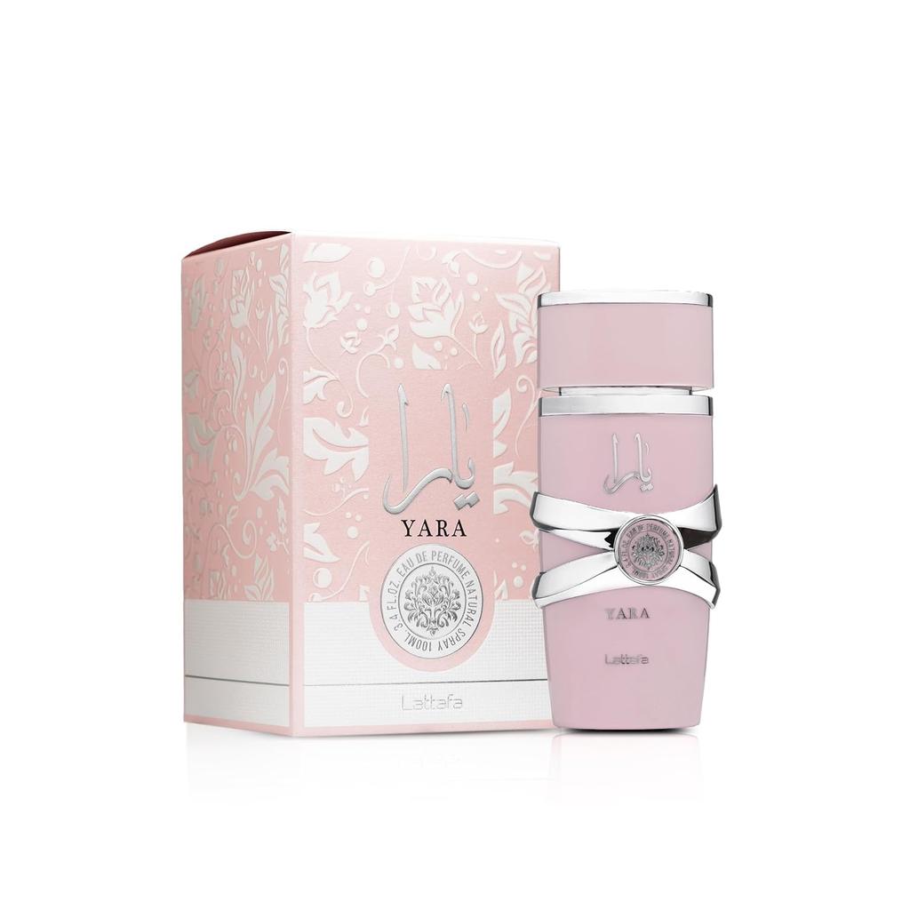 Yara PinkVanilla, Gourmand, Fruity, Floral - Eau de Parfum Long-Lasting Fragrance for Women, 3.40 Ounce / 100 ml
