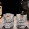 2pcs Sets Cocktail Glass Thick Bottomed Wine Glass Whiskey Glass Creative Ice Hockey Cup Coffee Mug Drinking Glasses Party Tools