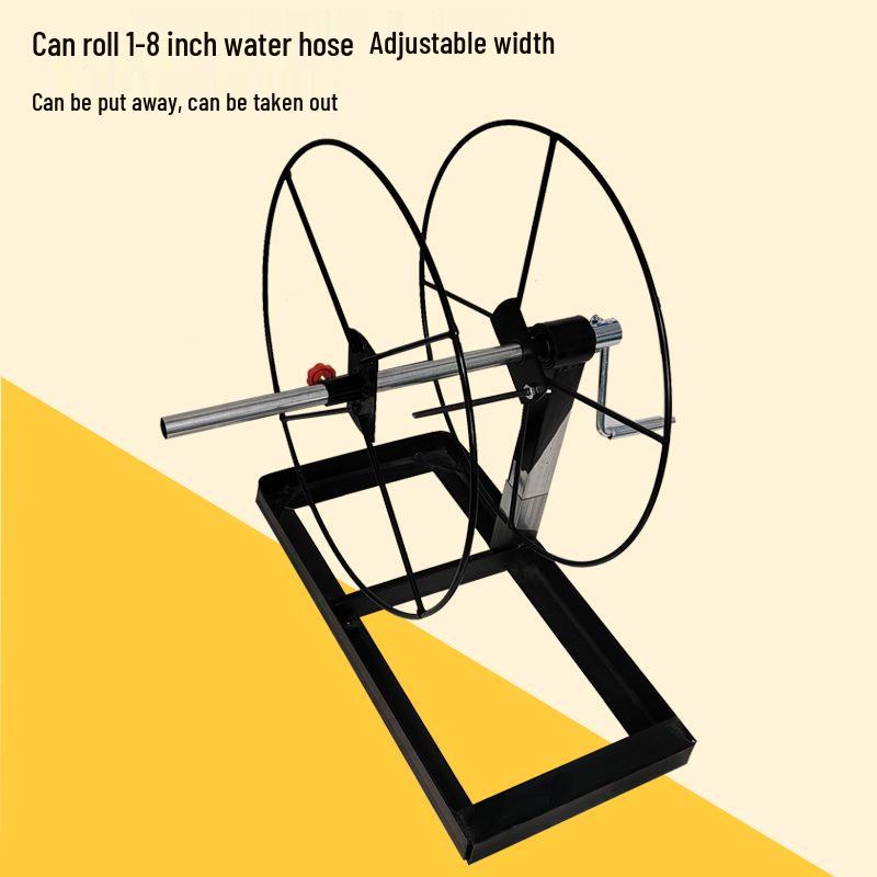 

Напольная стойка-катушка с ручным приводом для сельскохозяйственных и пожарных шлангов