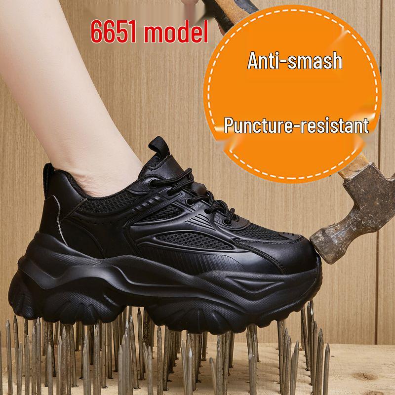 

Жіноче легке робоче взуття зі сталевим підноском - Захист від ударів, Захист від проколів, Стійкість до запахів, Дихаюче, Для носіння цілий рік Size 39